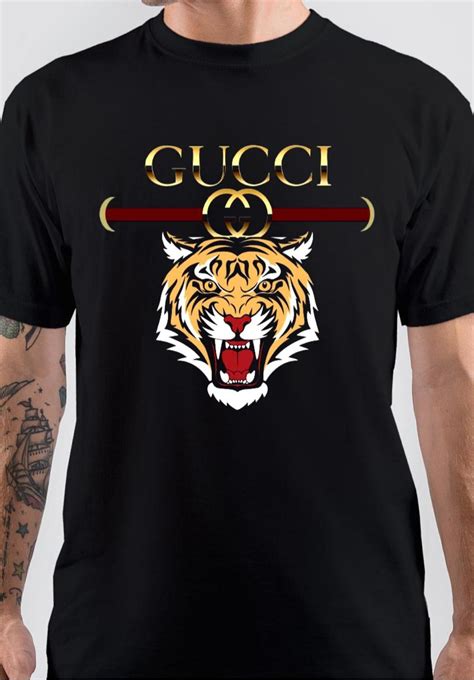 gucci tiger shirt button up|gucci tiger print t shirt.